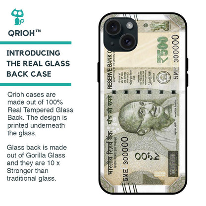 Cash Mantra Glass Case for iPhone 15 Plus