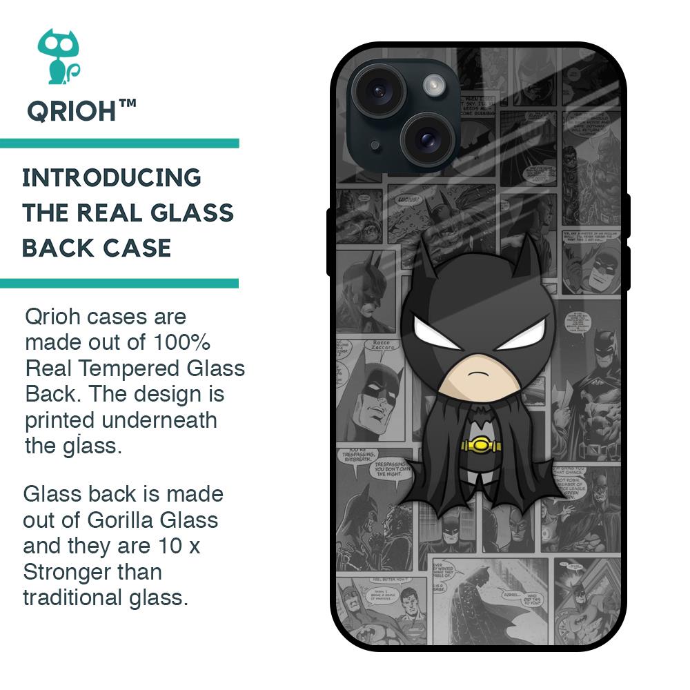 Cartoon Art Glass Case for iPhone 15 Plus