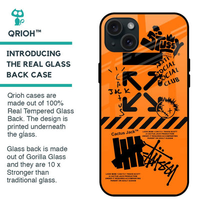 Anti Social Club Glass Case for iPhone 15 Plus
