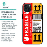 Handle With Care Glass Case for iPhone 15 Plus