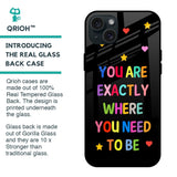 Magical Words Glass Case for iPhone 15 Plus
