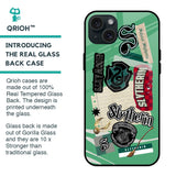 Slytherin Glass Case for iPhone 15 Plus