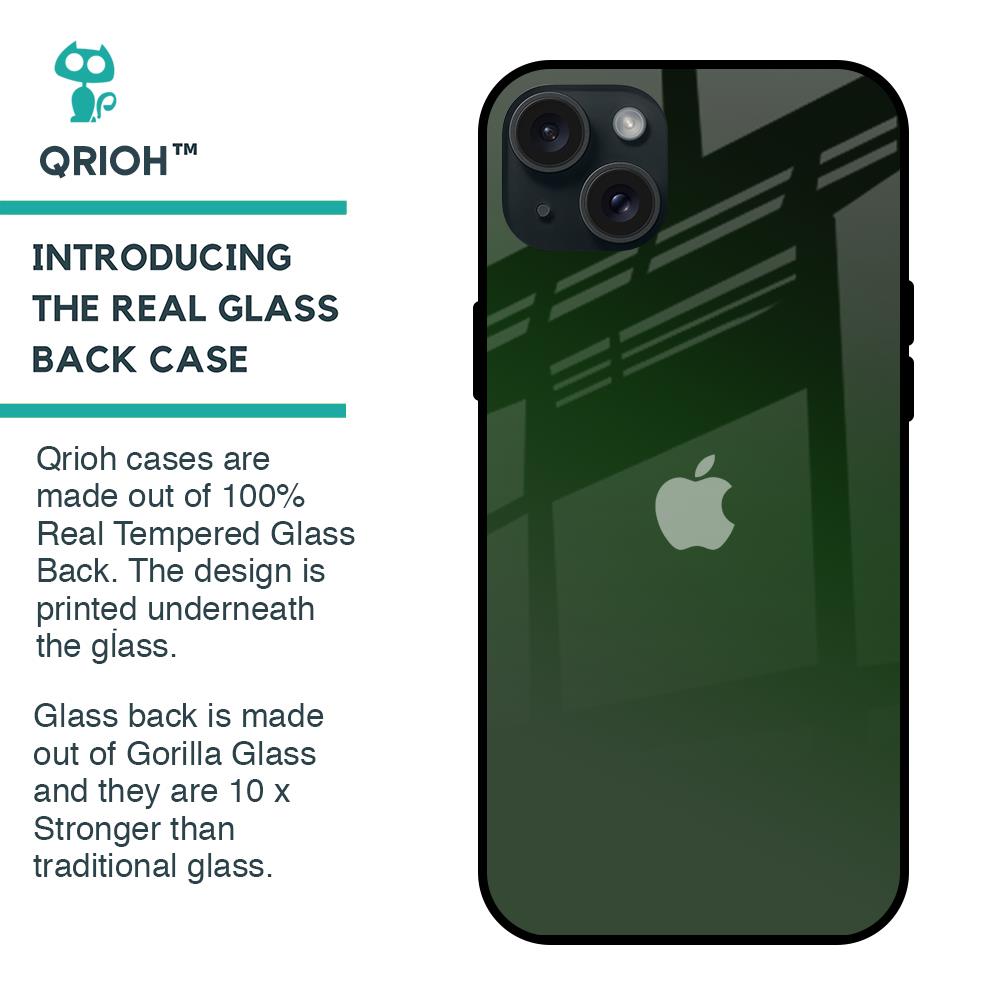Deep Forest Glass Case for iPhone 15 Plus