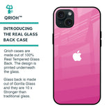 Pink Ribbon Caddy Glass Case for iPhone 15 Plus
