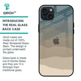 Abstract Mountain Pattern Glass Case for iPhone 15 Plus