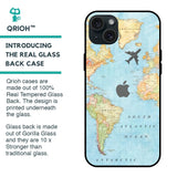 Fly Around The World Glass Case for iPhone 15 Plus