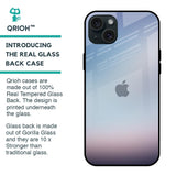 Light Sky Texture Glass Case for iPhone 15 Plus