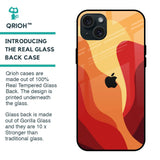 Magma Color Pattern Glass Case for iPhone 15 Plus