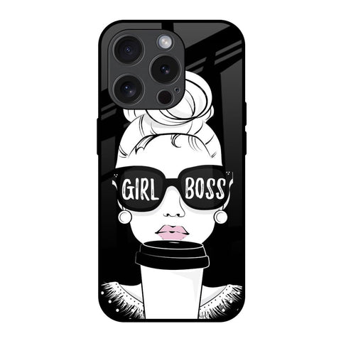 Girl Boss iPhone 15 Pro Glass Back Cover Online