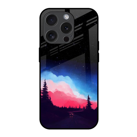 Drive In Dark iPhone 15 Pro Glass Back Cover Online