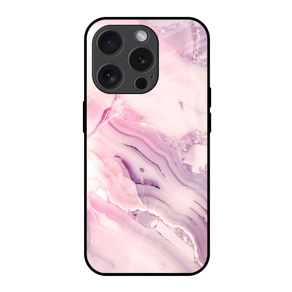 Diamond Pink Gradient iPhone 15 Pro Glass Back Cover Online
