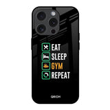 Daily Routine iPhone 15 Pro Glass Back Cover Online