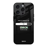 Error iPhone 15 Pro Glass Back Cover Online