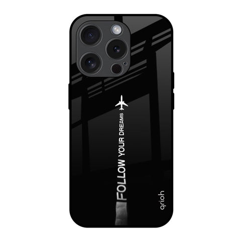 Follow Your Dreams iPhone 15 Pro Glass Back Cover Online