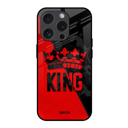 I Am A King iPhone 15 Pro Glass Back Cover Online
