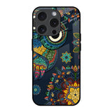 Owl Art iPhone 15 Pro Glass Back Cover Online