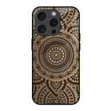 Luxury Mandala iPhone 15 Pro Glass Back Cover Online