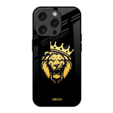 Lion The King iPhone 15 Pro Glass Back Cover Online