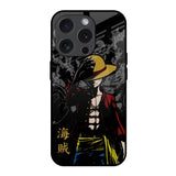 Dark Luffy iPhone 15 Pro Glass Back Cover Online
