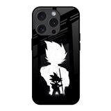 Monochrome Goku iPhone 15 Pro Glass Back Cover Online