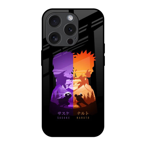 Minimalist Anime iPhone 15 Pro Glass Back Cover Online