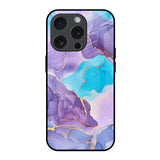 Alcohol ink Marble iPhone 15 Pro Glass Back Cover Online
