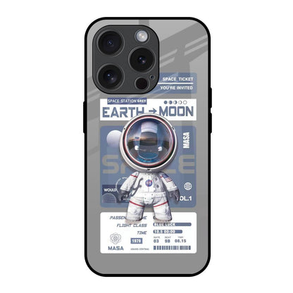 Space Flight Pass iPhone 15 Pro Glass Back Cover Online