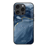 Deep Ocean Marble iPhone 15 Pro Glass Back Cover Online