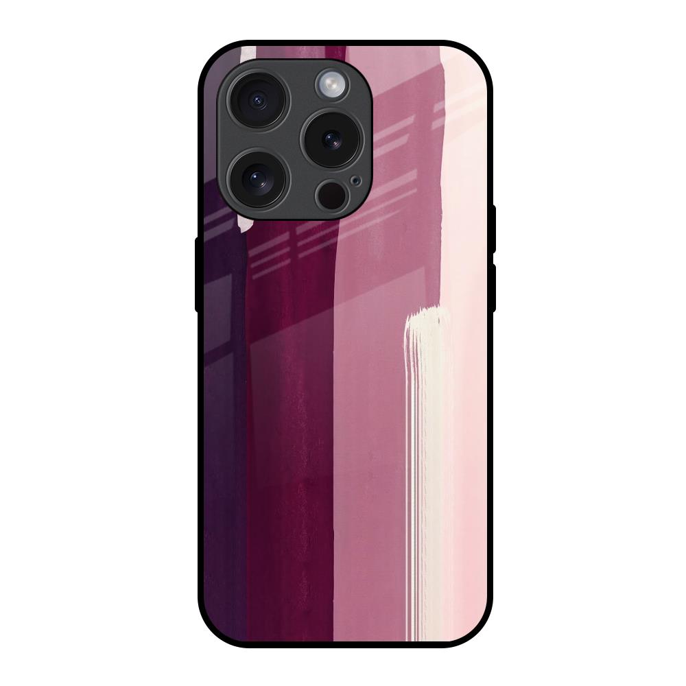 Brush Stroke Art iPhone 15 Pro Glass Back Cover Online