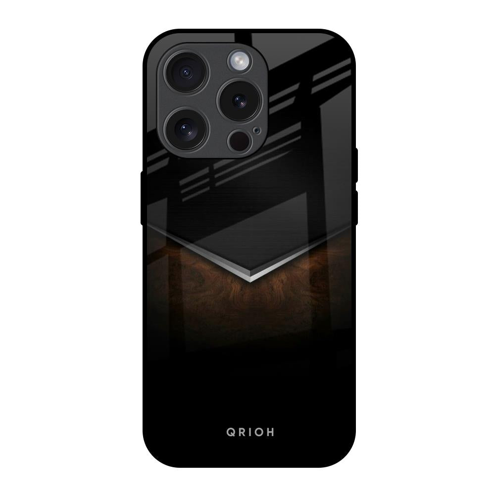 Dark Walnut iPhone 15 Pro Glass Back Cover Online