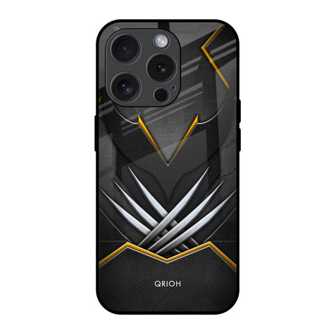 Black Warrior iPhone 15 Pro Glass Back Cover Online