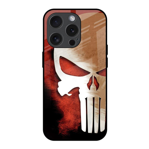 Red Skull iPhone 15 Pro Glass Back Cover Online