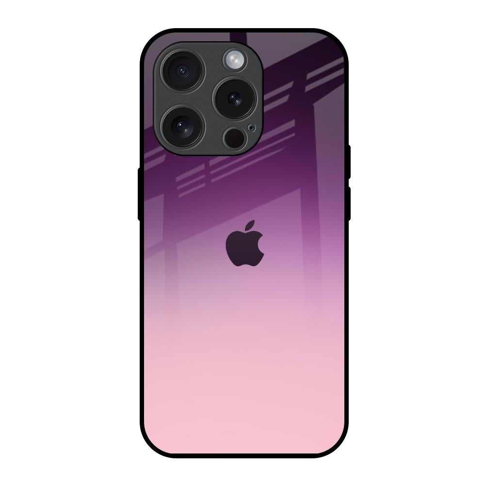 Purple Gradient iPhone 15 Pro Glass Back Cover Online