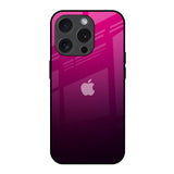 Purple Ombre Pattern iPhone 15 Pro Glass Back Cover Online