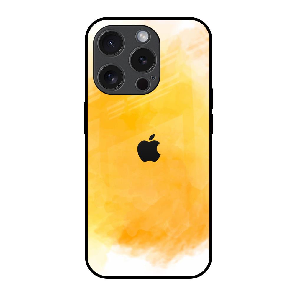 Rustic Orange iPhone 15 Pro Glass Back Cover Online