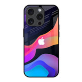 Colorful Fluid iPhone 15 Pro Glass Back Cover Online