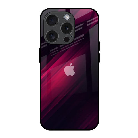 Razor Black iPhone 15 Pro Glass Back Cover Online