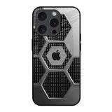 Hexagon Style iPhone 15 Pro Glass Back Cover Online