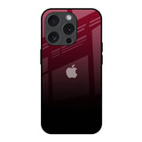 Wine Red iPhone 15 Pro Glass Back Cover Online