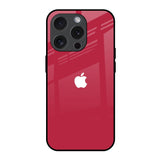 Solo Maroon iPhone 15 Pro Glass Back Cover Online