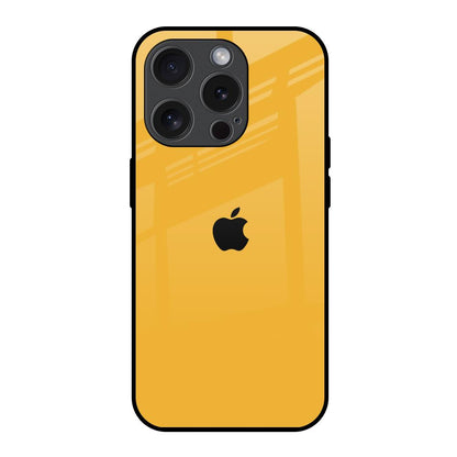 Fluorescent Yellow iPhone 15 Pro Glass Back Cover Online