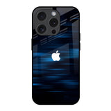 Blue Rough Abstract iPhone 15 Pro Glass Back Cover Online