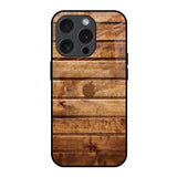 Wooden Planks iPhone 15 Pro Glass Back Cover Online