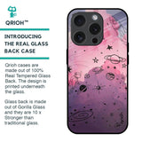 Space Doodles Glass Case for iPhone 15 Pro