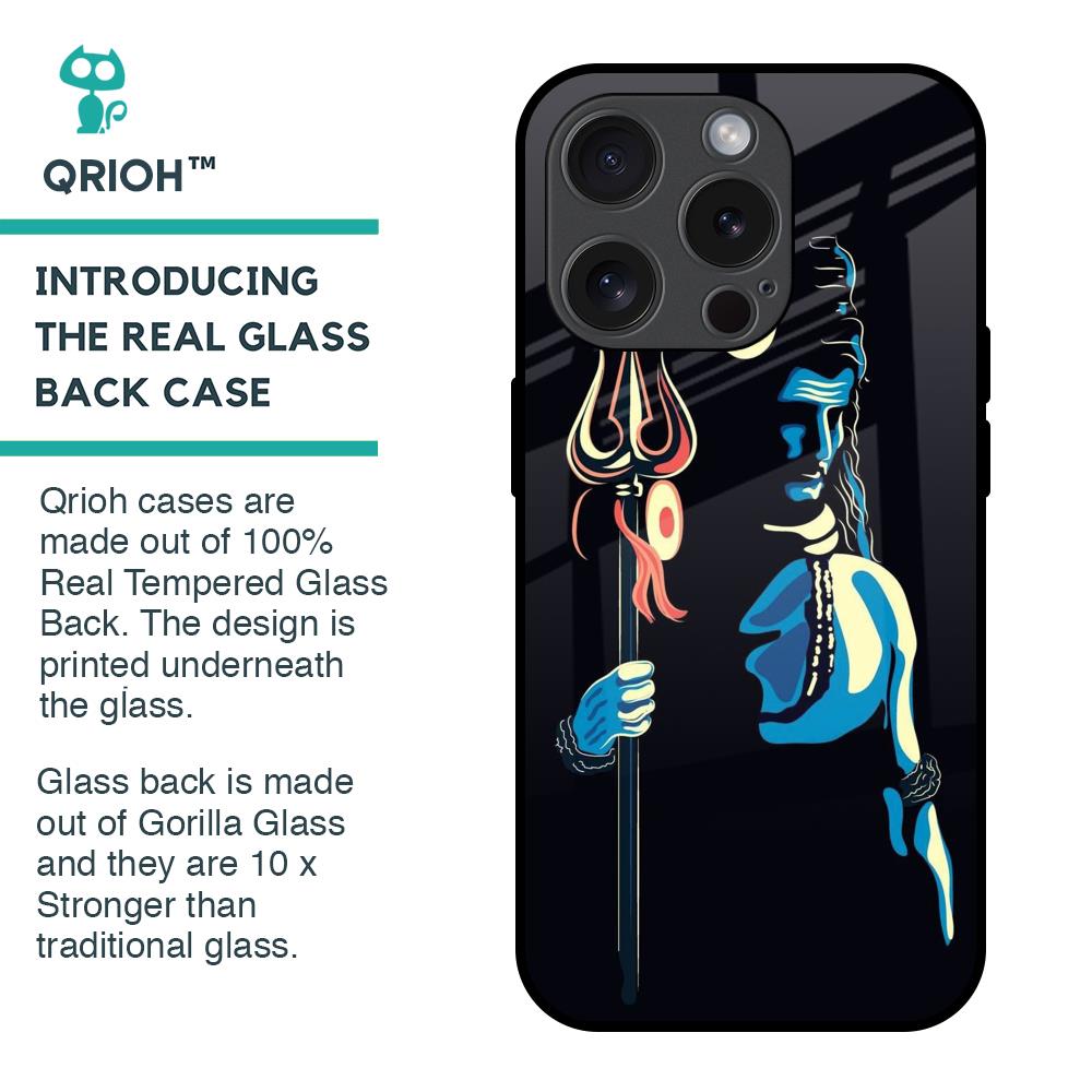 Mahakal Glass Case For iPhone 15 Pro
