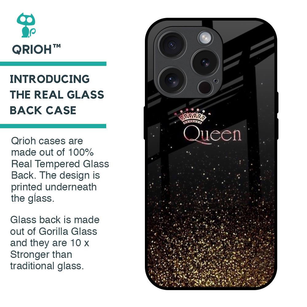 I Am The Queen Glass Case for iPhone 15 Pro