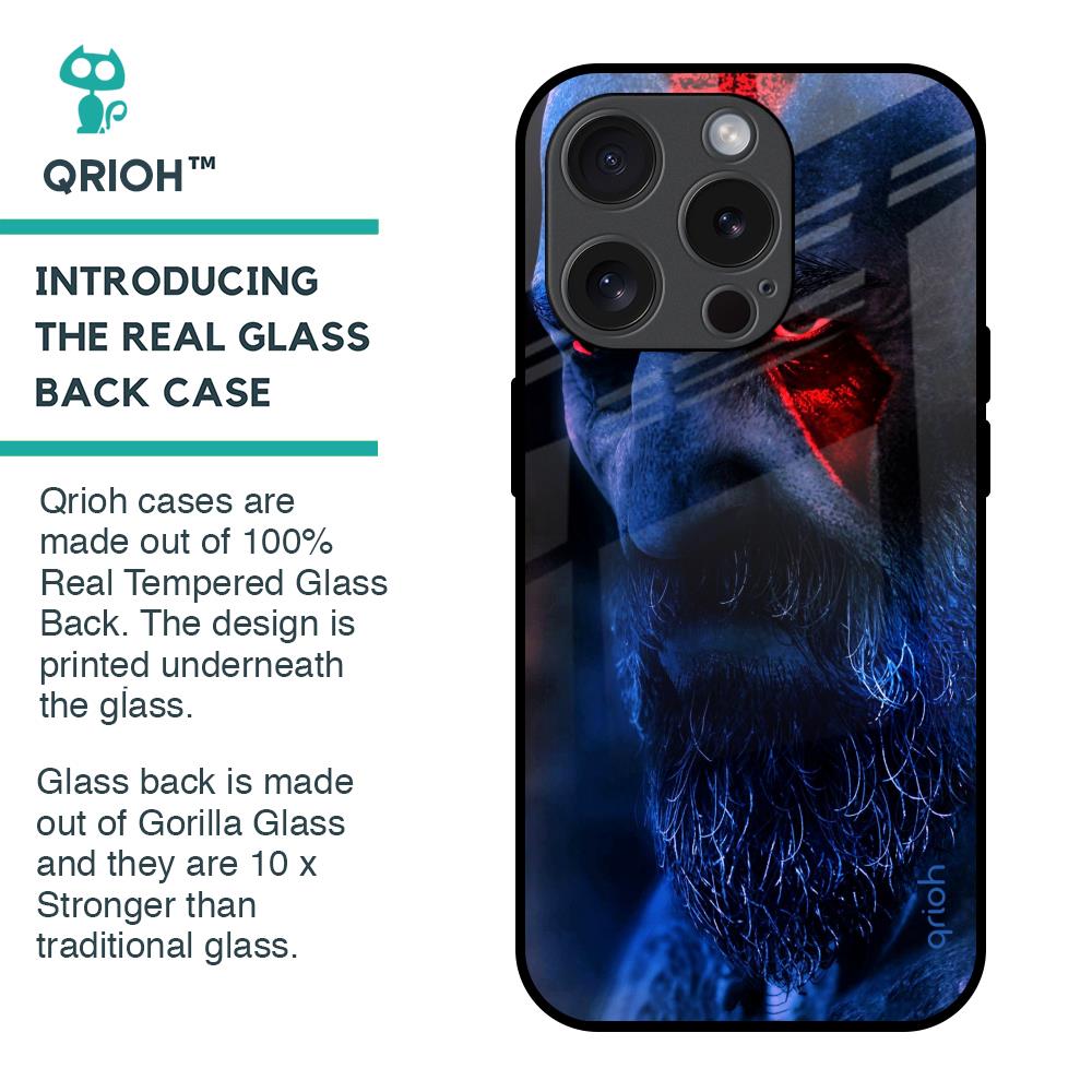 God Of War Glass Case For iPhone 15 Pro