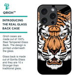 Angry Tiger Glass Case For iPhone 15 Pro