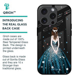 Queen Of Fashion Glass Case for iPhone 15 Pro