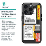 Cool Barcode Label Glass Case For iPhone 15 Pro